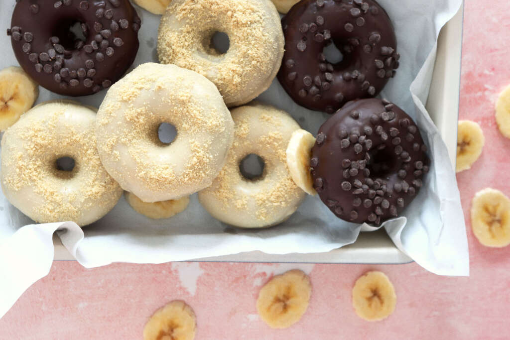 Donuts de banana bread