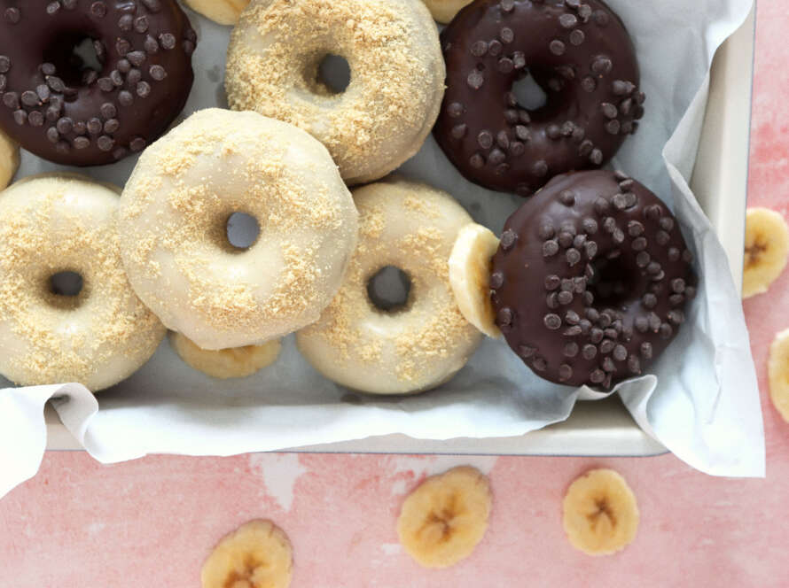 Donuts de banana bread