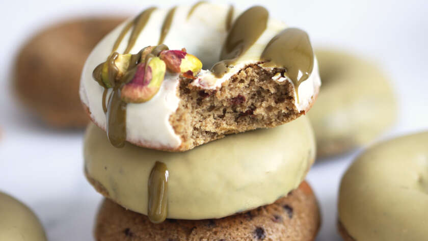 Donuts de pistacho