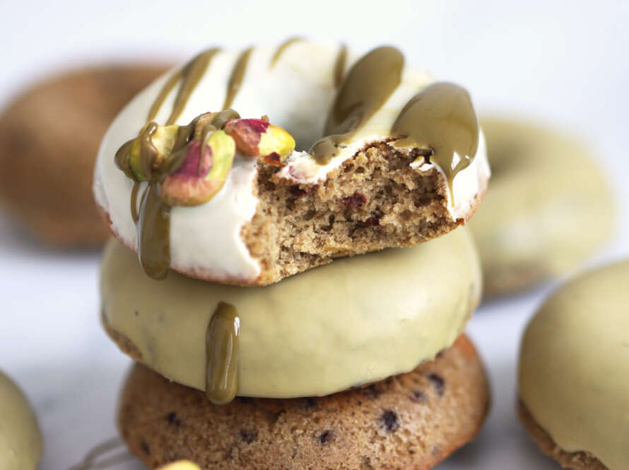 Donuts de pistacho